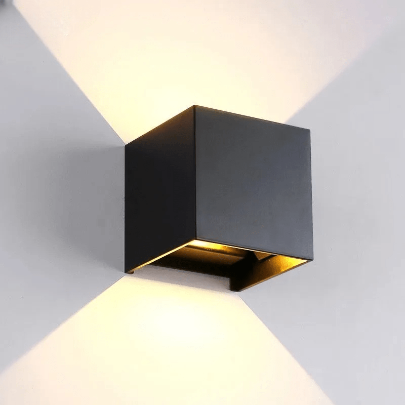 Applique Murale LED Étanche | Yaro - Designix Applique Murale Noir 6W Blanc Chaud (2700 - 3500K)
