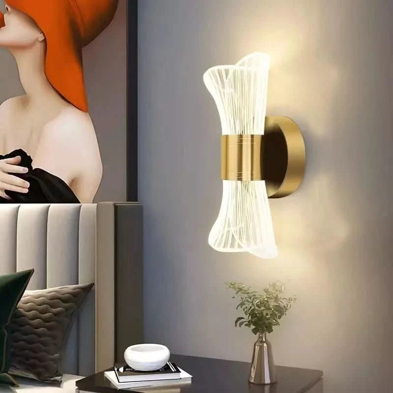 Applique Murale LED Puissante | Éclat Éthéré - Designix Applique Murale Or Blanc Chaud