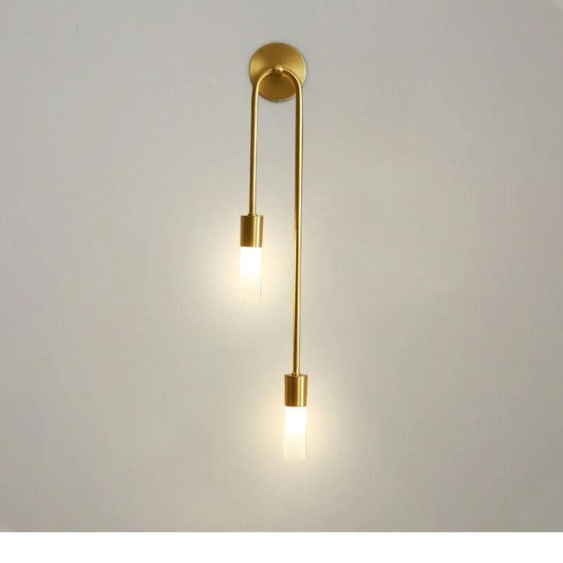 Applique Murale LED Salon | Fira - Designix Applique Murale Or Or Gauche