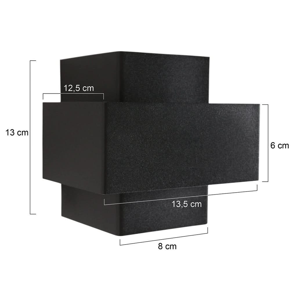 Applique Murale Noir Dimmable | Fara - Designix Applique Murale