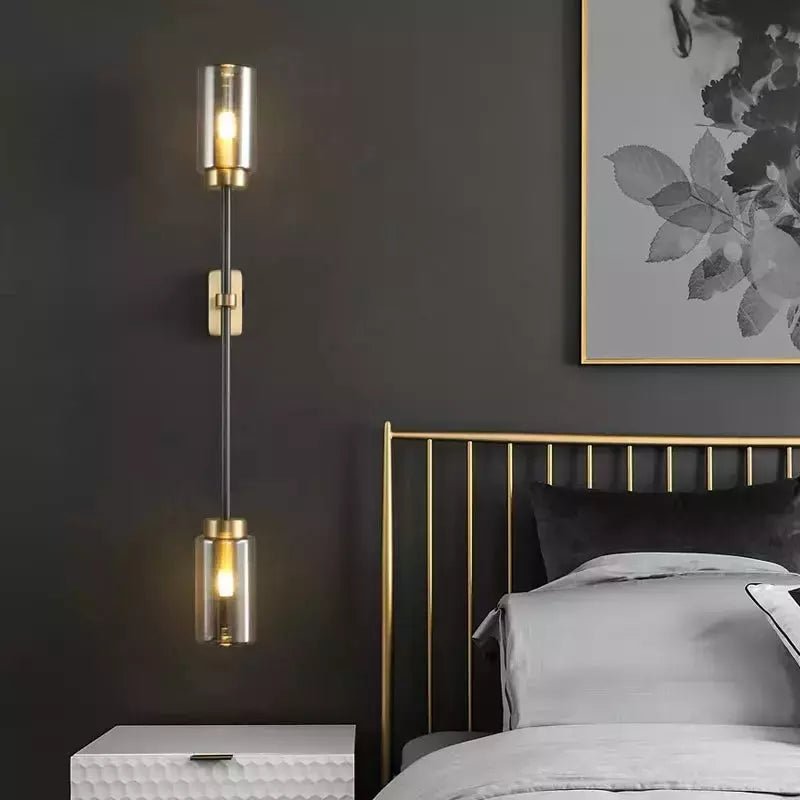 Applique Murale Noire Industrielle | Éclat Urbain Double - Designix Applique Murale Simple