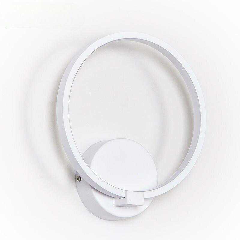 Applique Murale Ronde Blanche | Éclat Moderne - Designix Applique Murale Blanc Chaud (2700 - 3500K)