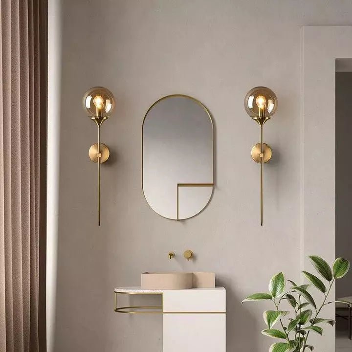 Applique Murale Verre Fumé | Éclat Mystique - Designix Applique Murale Transparent Blanc Froid (6000K)