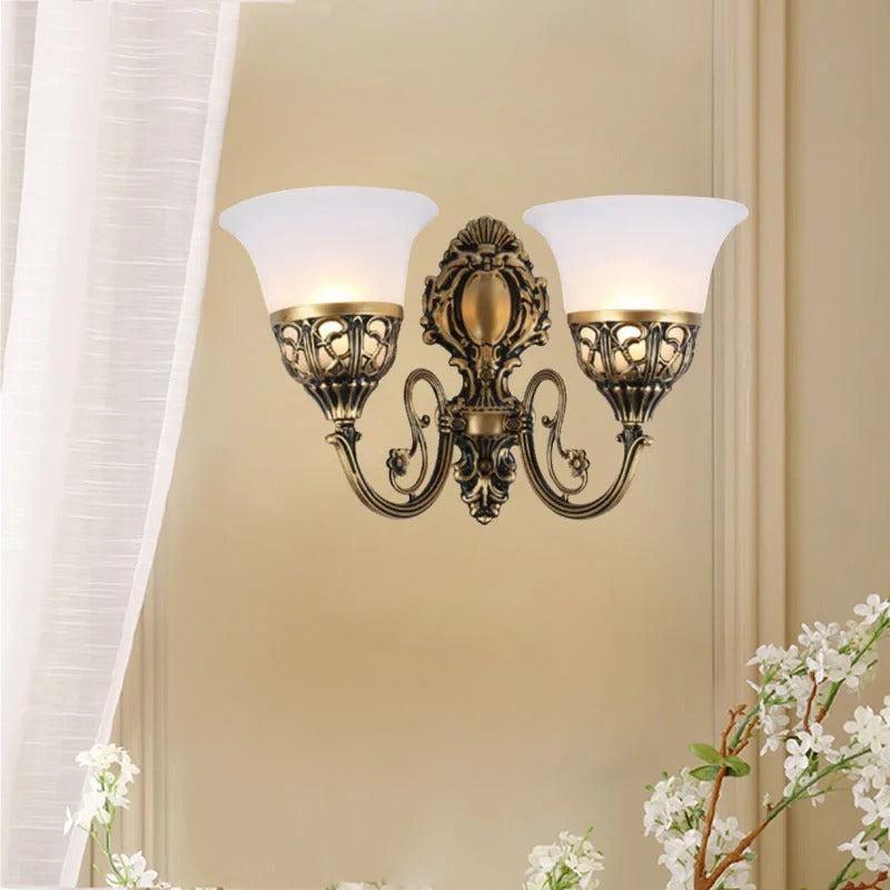 Applique Murale Vintage Année 70 | Éclat Classique - Designix Applique Murale Double