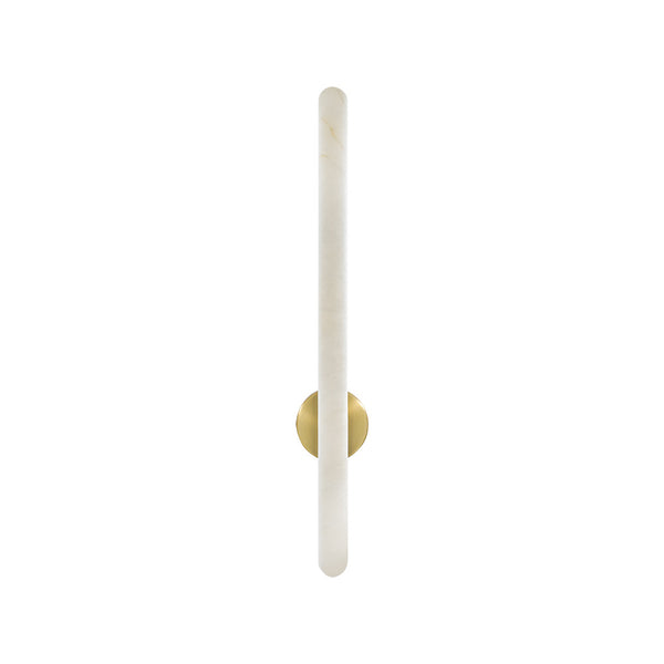 Applique Murale ZAMBELIS 19W Dimmable DESIGN Albatre Blanc et Laiton 2548