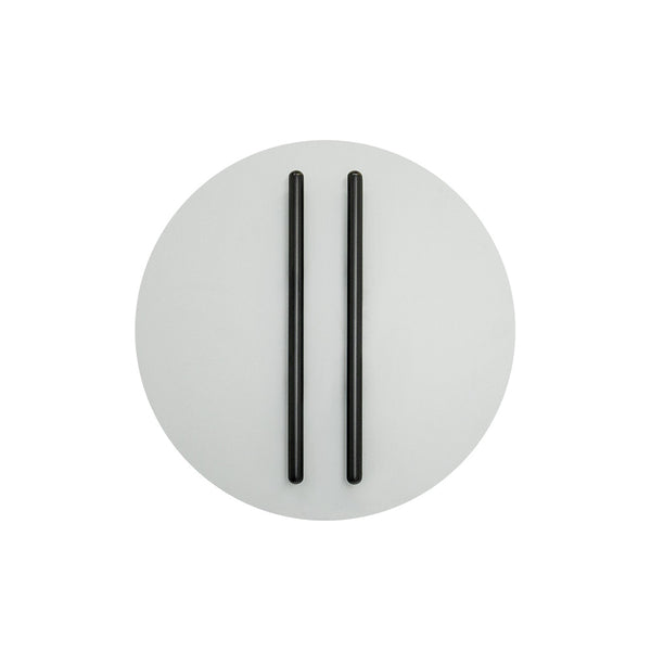 Applique Murale ZAMBELIS D400 13W Dimmable DESIGN Gris Sable et Noir 2573