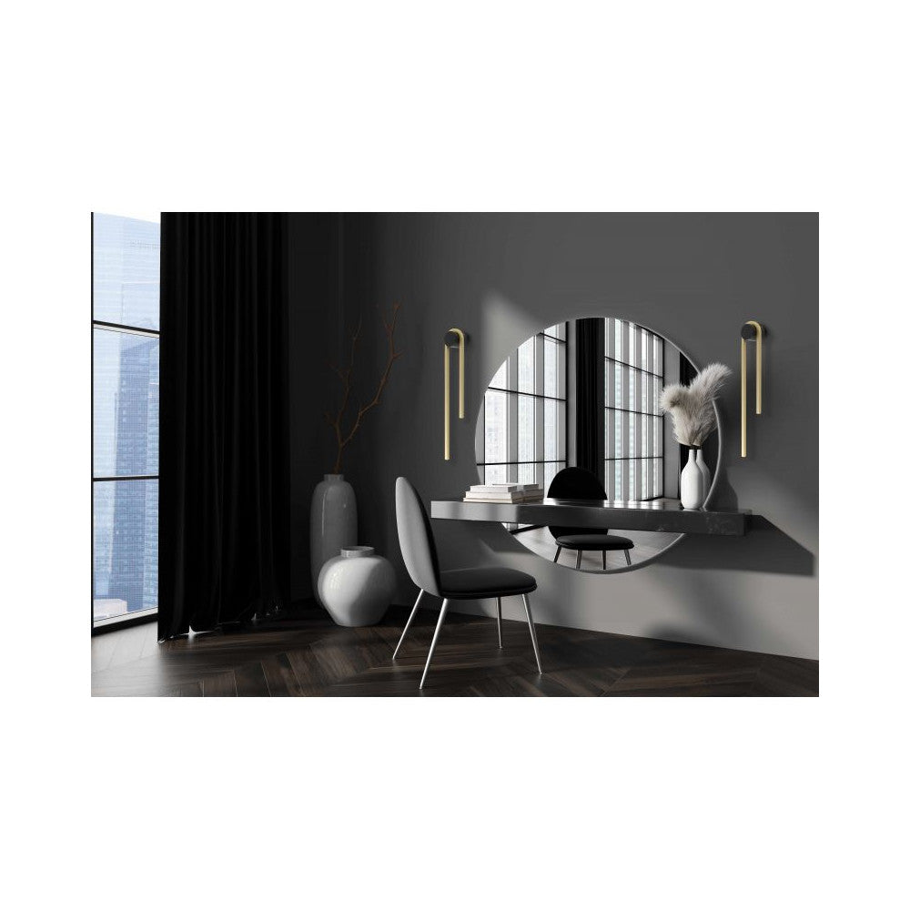 Applique ZAMBELIS 13W Dimmable DESIGN Noir et Dore 23107