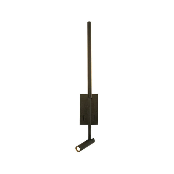 Applique ZAMBELIS 2,5+5W DESIGN Noir Mat 23039