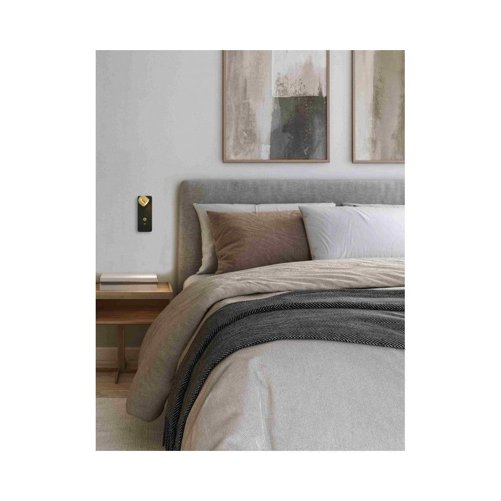 Applique ZAMBELIS 2,5W DESIGN Noir Mat 23038