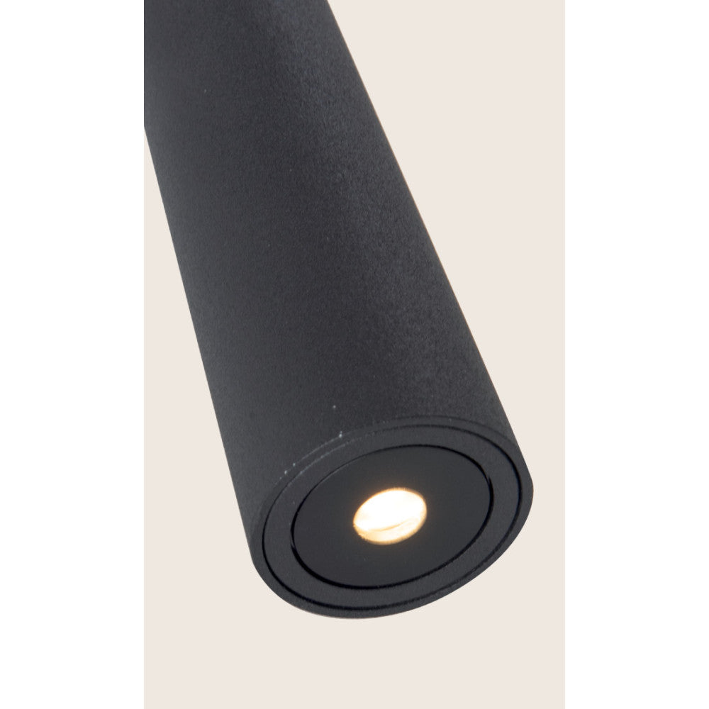Applique Orientable ZAMBELIS 3W DESIGN Noir Sable H72