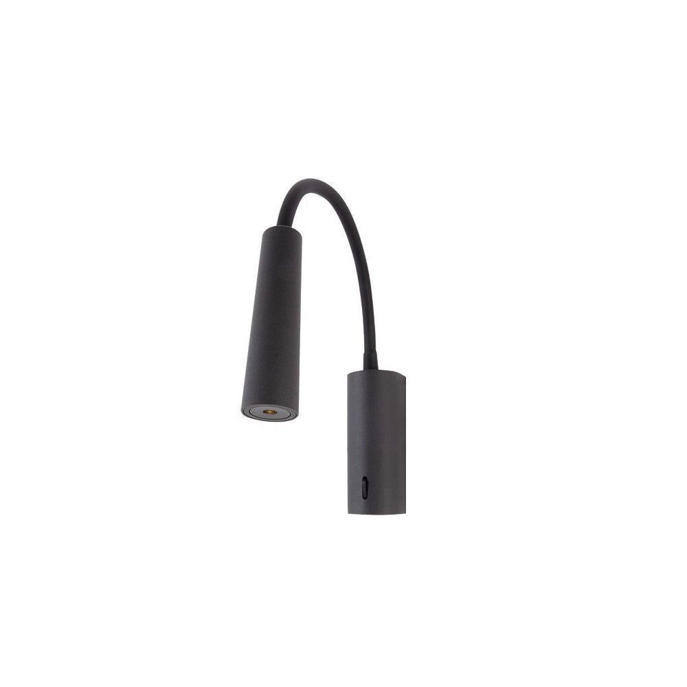 Applique Orientable ZAMBELIS 3W DESIGN Noir Sable H72