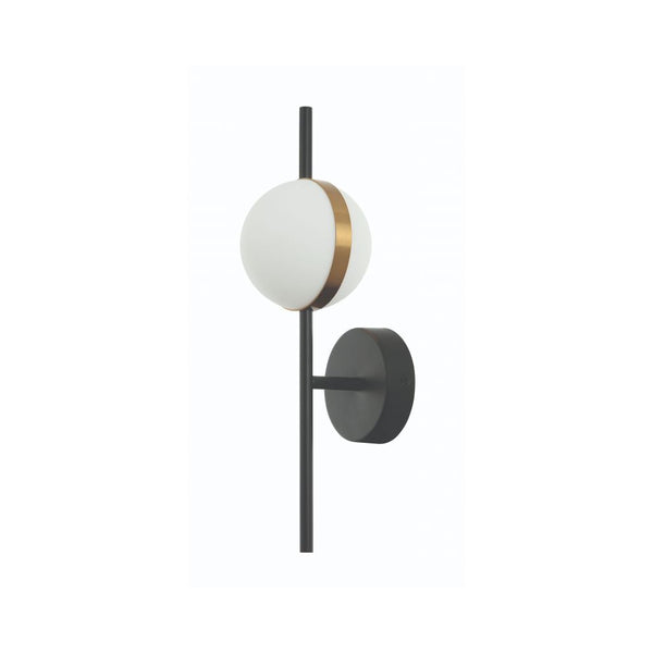 Applique ZAMBELIS D125 8W DESIGN Noir Mat et Or 2003