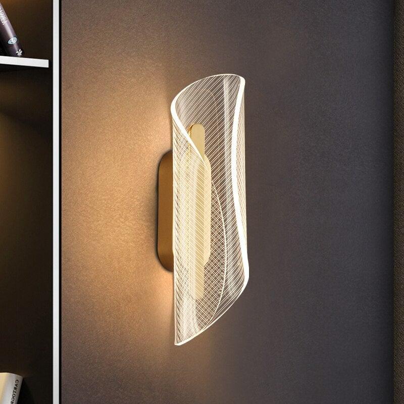 Appliques Murales Design Haut de Gamme | Éclat Doré - Designix Applique Murale Blanc Chaud 3000K