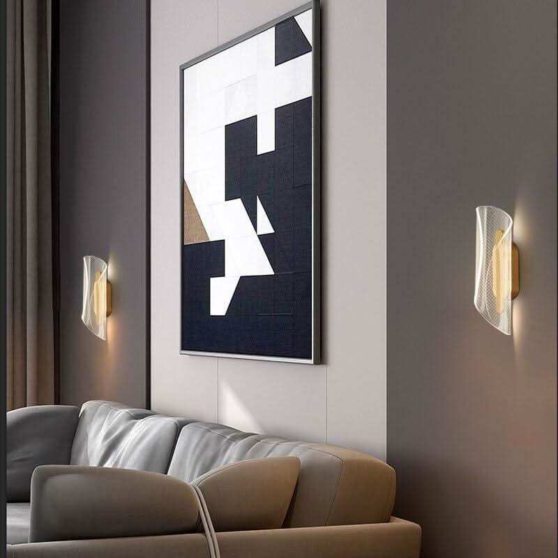 Appliques Murales Design Haut de Gamme | Éclat Doré - Designix Applique Murale Blanc Chaud 3000K