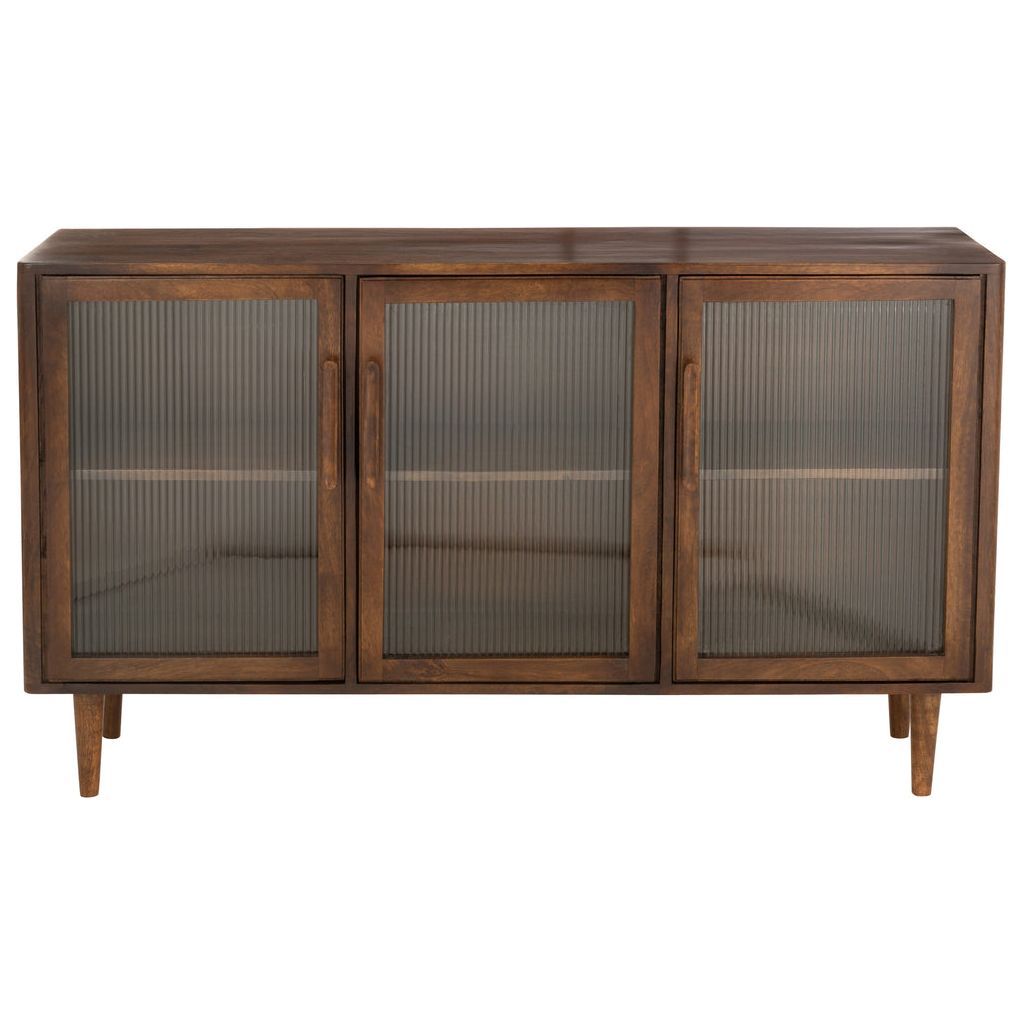 Armoire 3 Portes Bois Naturel | Jova - Designix Armoire