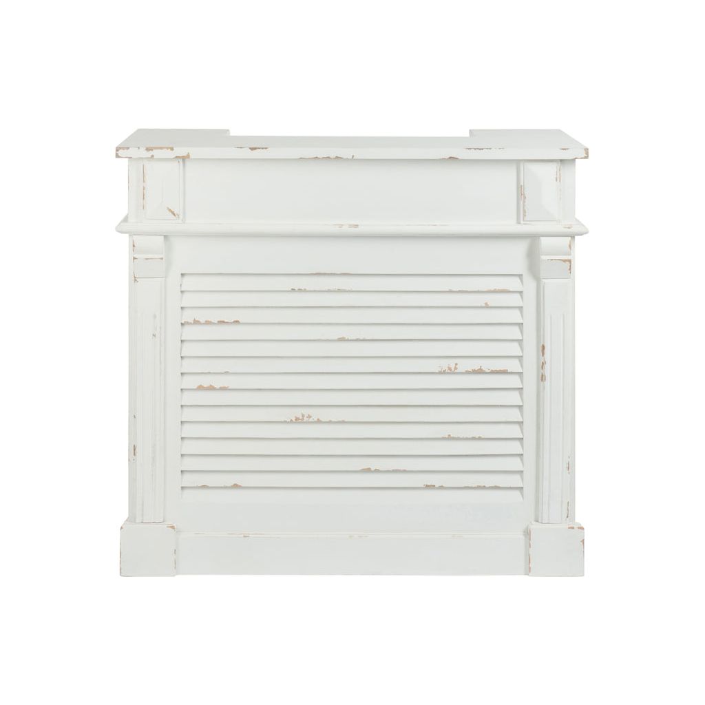 Armoire Bar Bois Blanc Rectangulaire | Feni - Designix Armoire