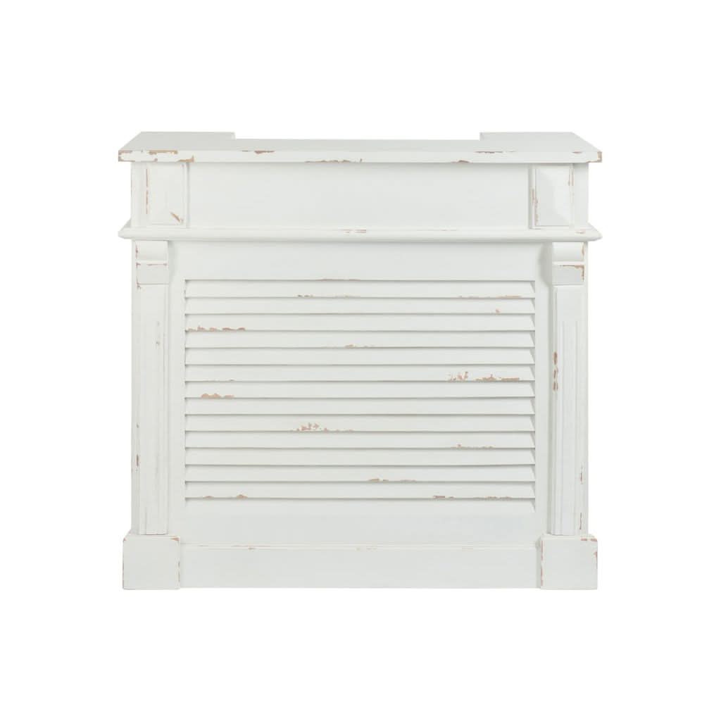 Armoire Bar Bois Blanc Rectangulaire | Feni - Designix Armoire