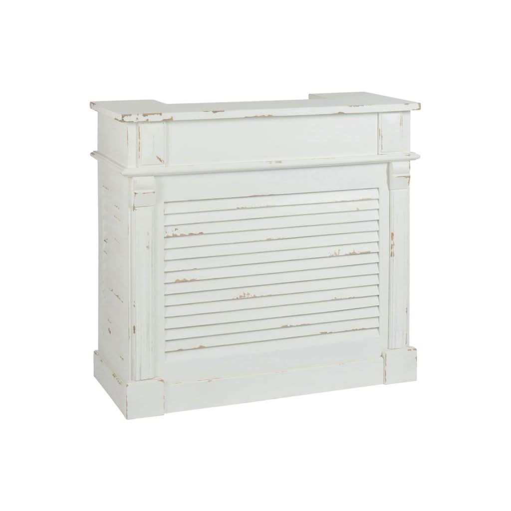 Armoire Bar Bois Blanc Rectangulaire | Feni - Designix Armoire
