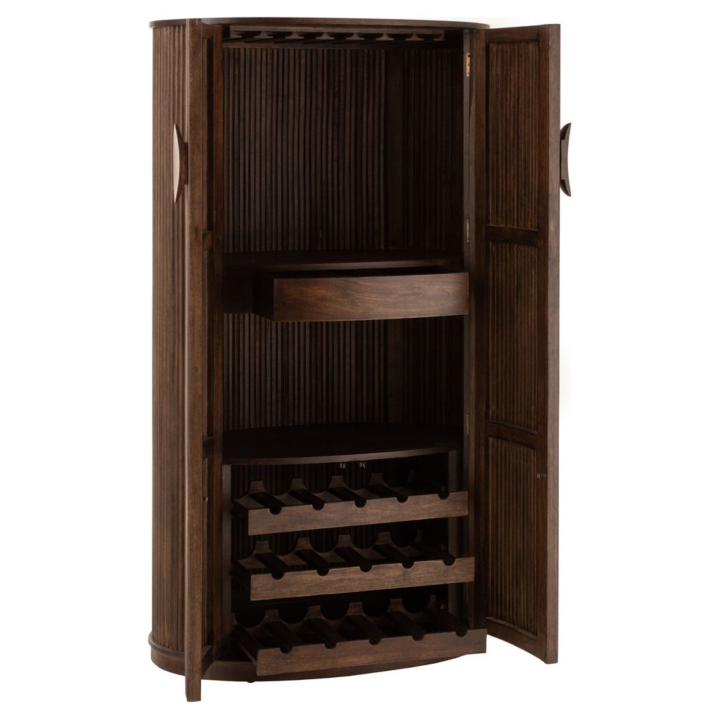 Armoire Bar Bois Mangue | Dari - Designix Armoire