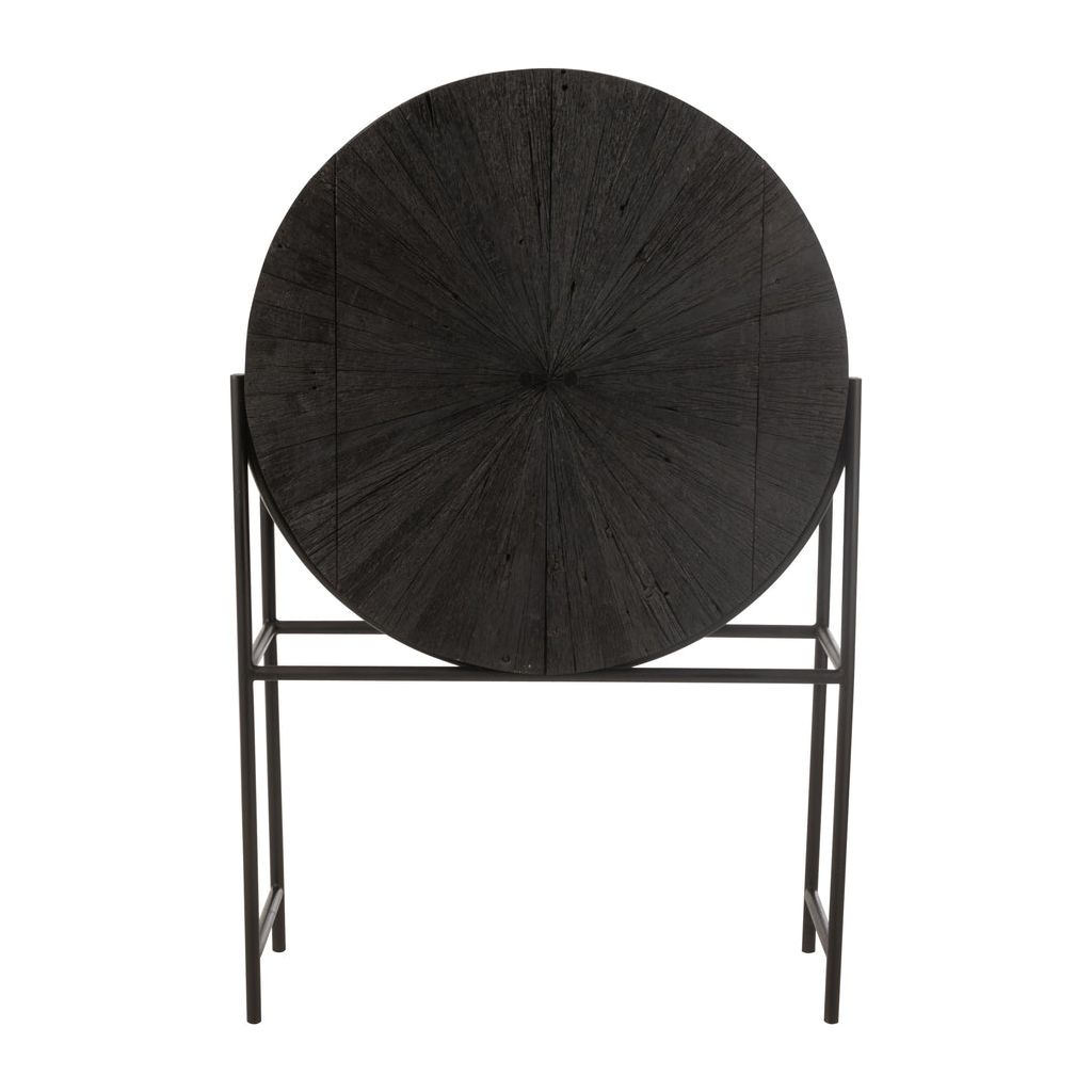 Armoire Bar Bois Recyclé Noir | Beni - Designix Armoire