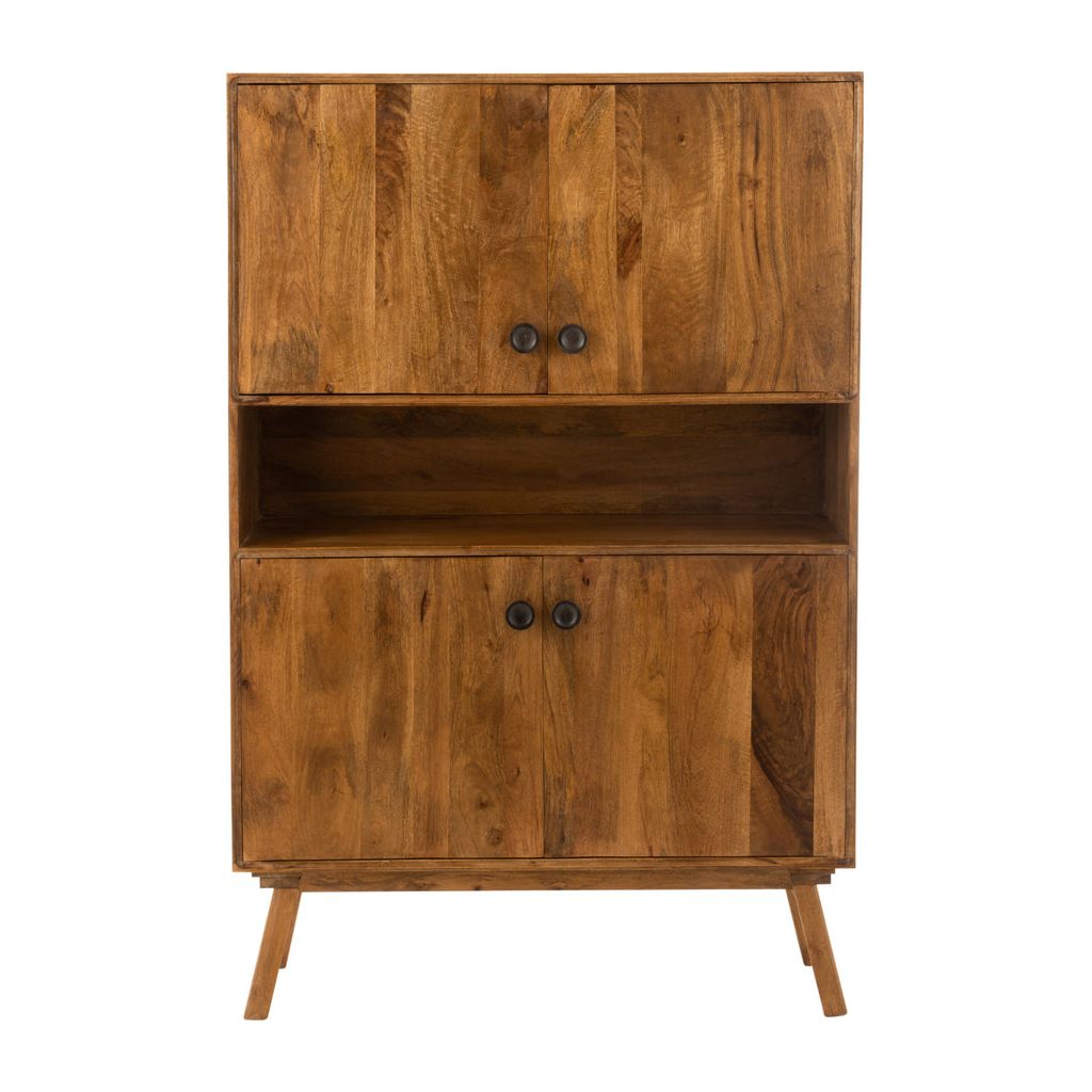 Armoire Bois de Manguier Marron | Ulya - Designix Armoire