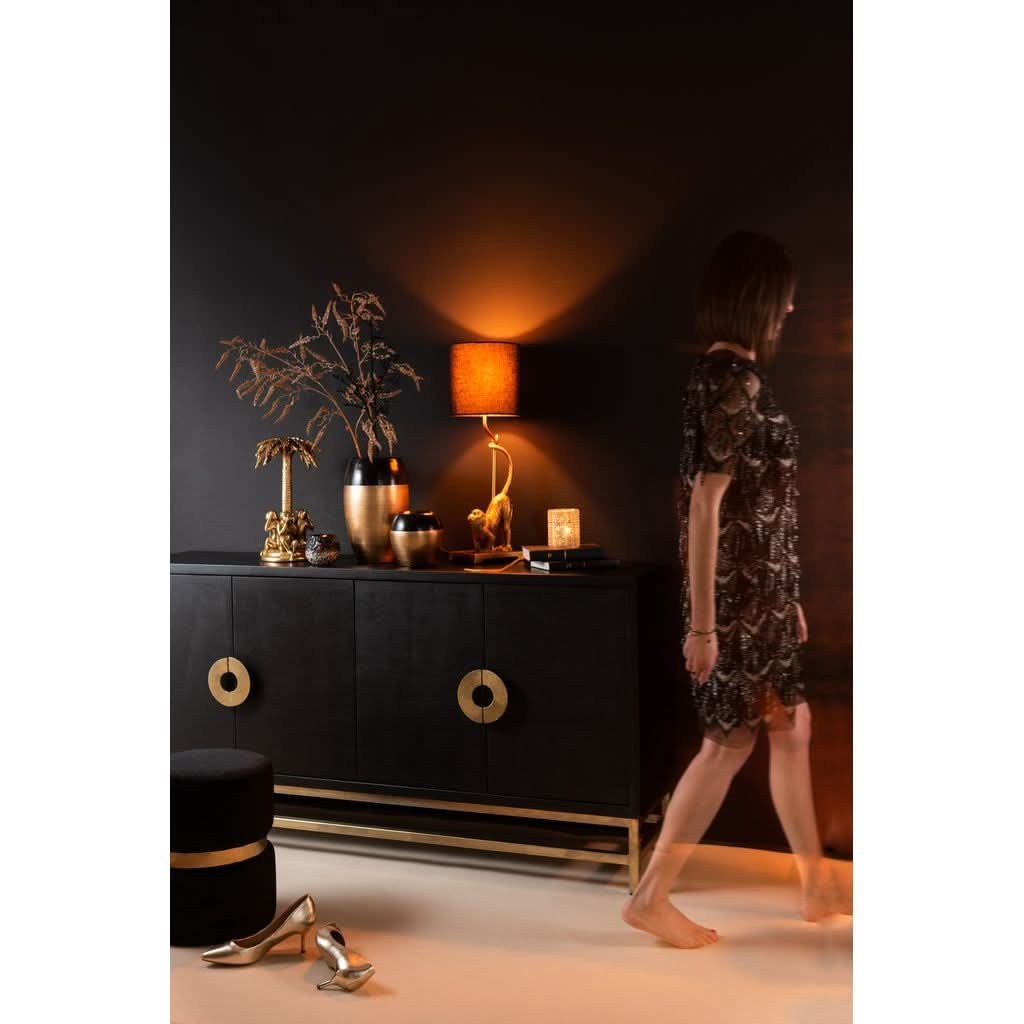 Armoire Manguier Fer Noir Doré | Tira - Designix Armoire