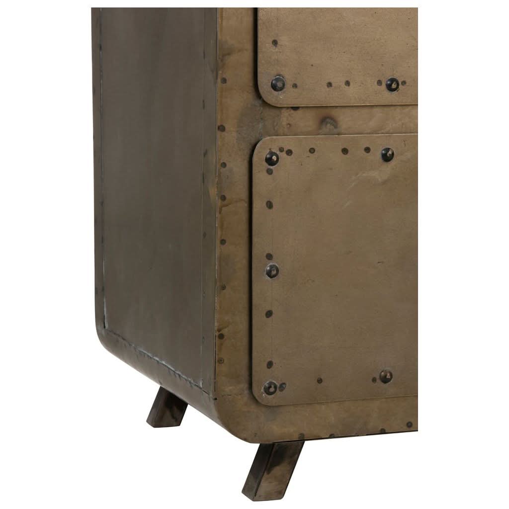 Armoire Métallique Basse 2 Tiroirs | Bylo - Designix Armoire