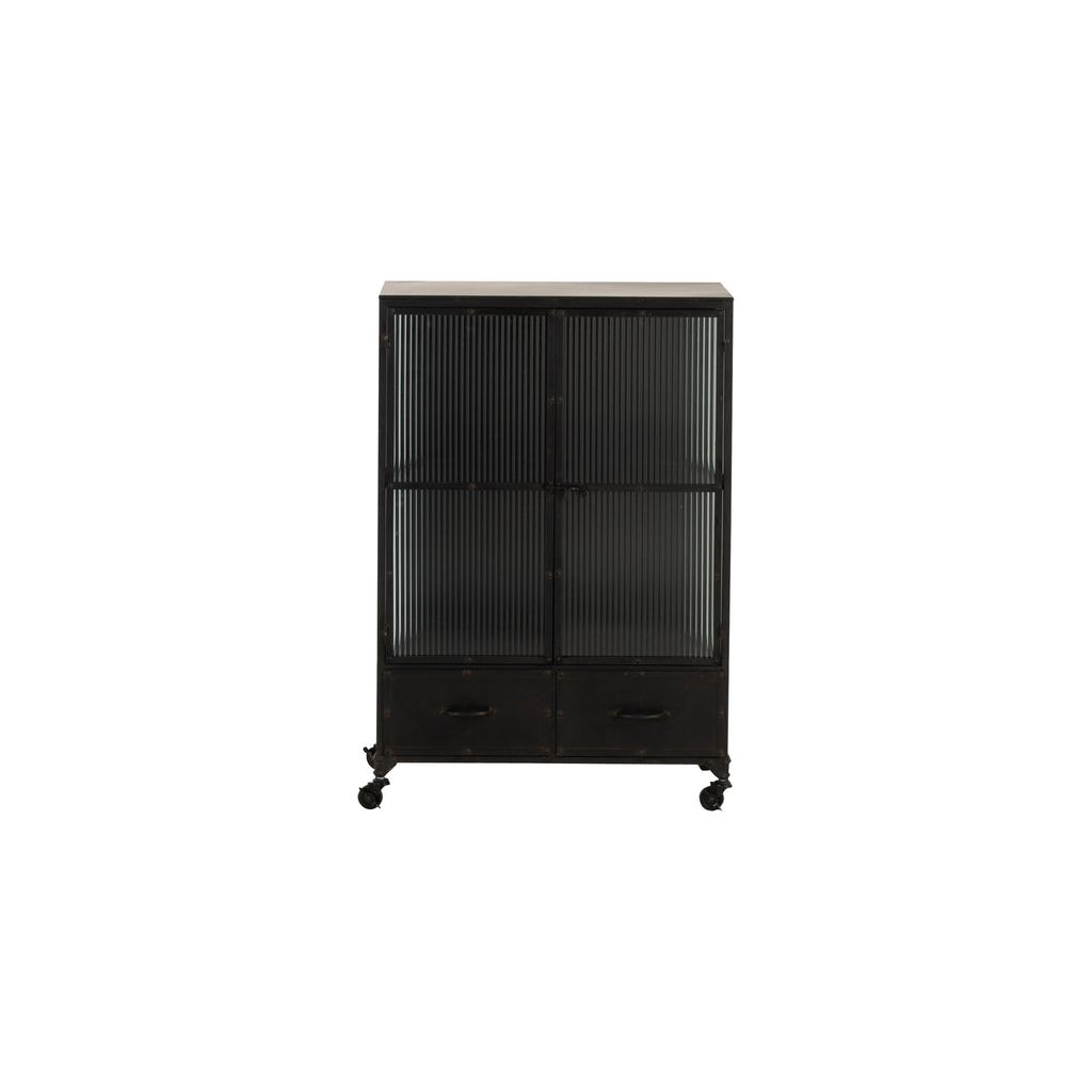 Armoire Métallique Noir 3 Portes | Dena - Designix Armoire
