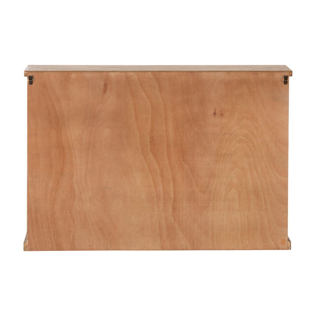Armoire Murale Compartiments Bois Métal | Garo - Designix Armoire