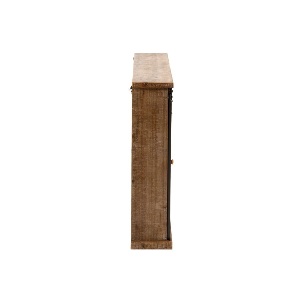 Armoire Murale Compartiments Bois Métal | Garo - Designix Armoire