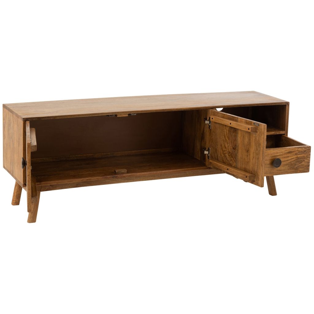 Armoire TV Bois Mangue Marron | Xilo - Designix Meuble TV