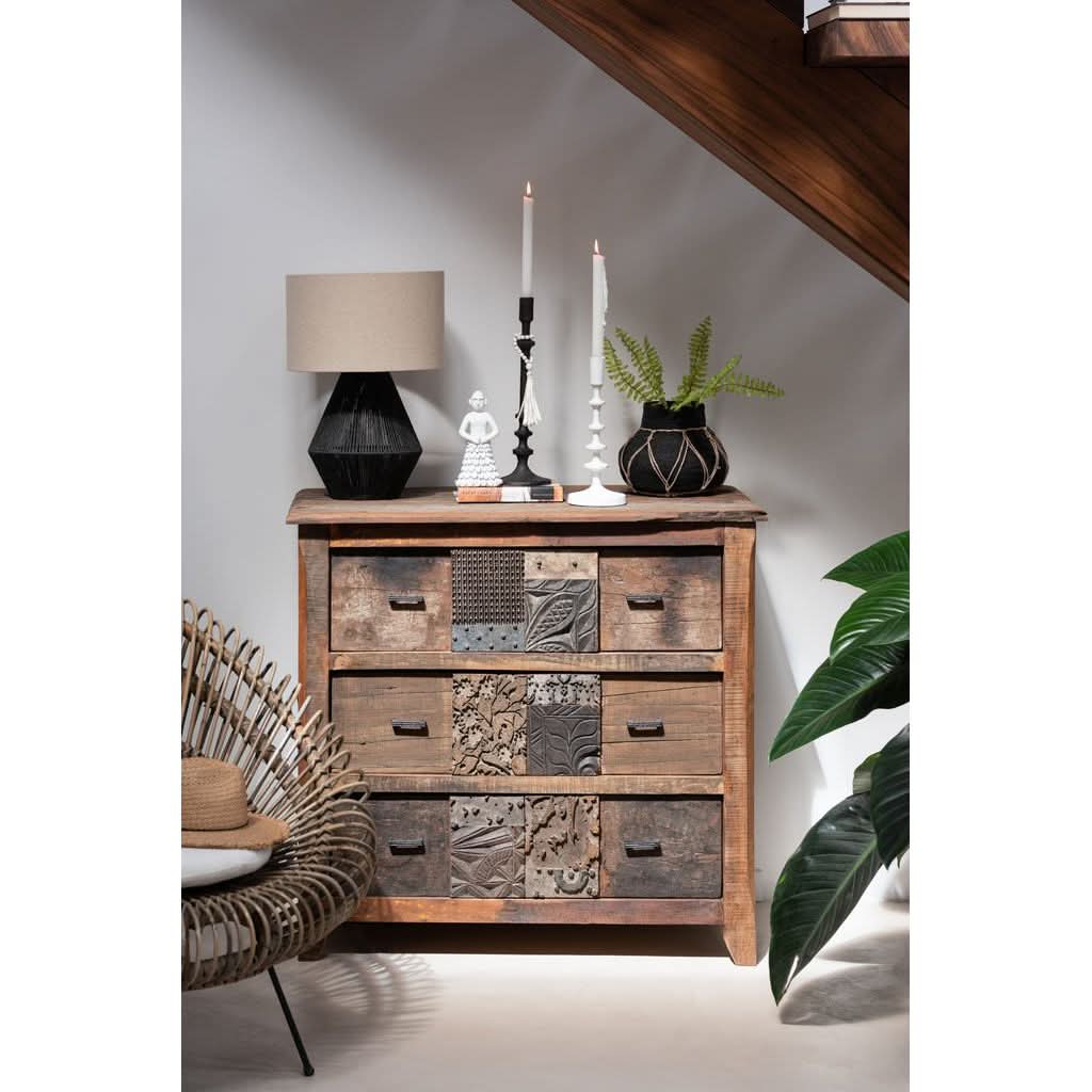 Armoire Vintage Bois Marron | Qyna - Designix Armoire