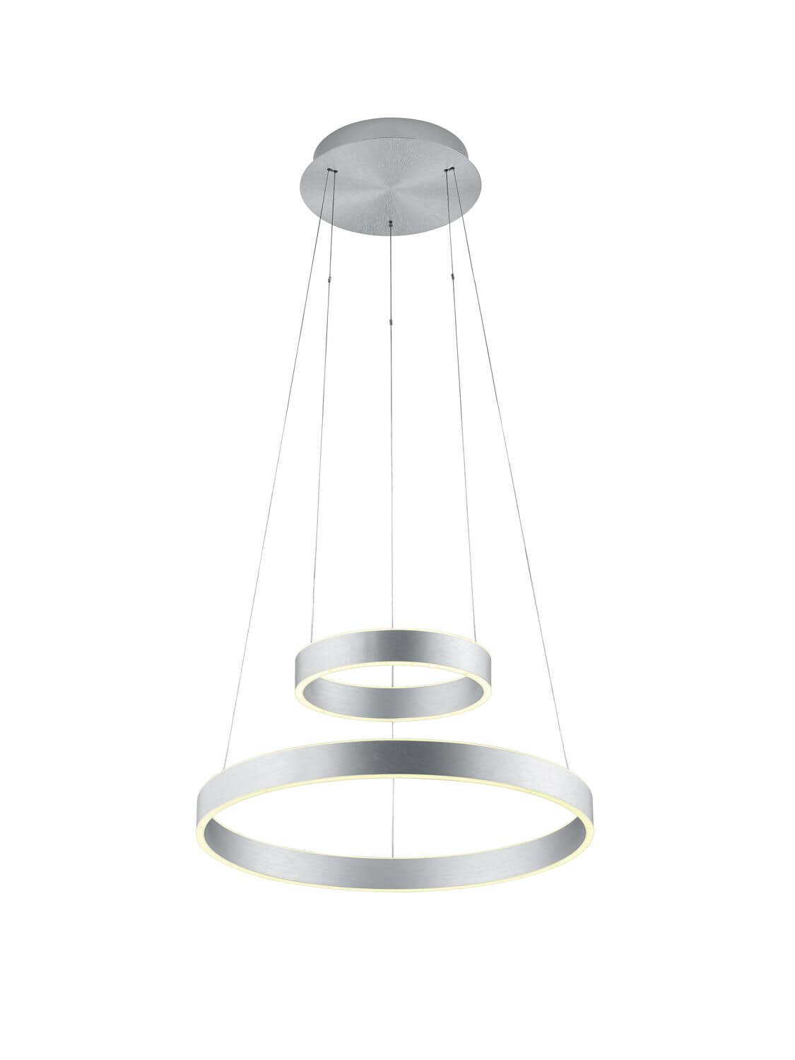 Suspension Delta aluminium, H 150 cm