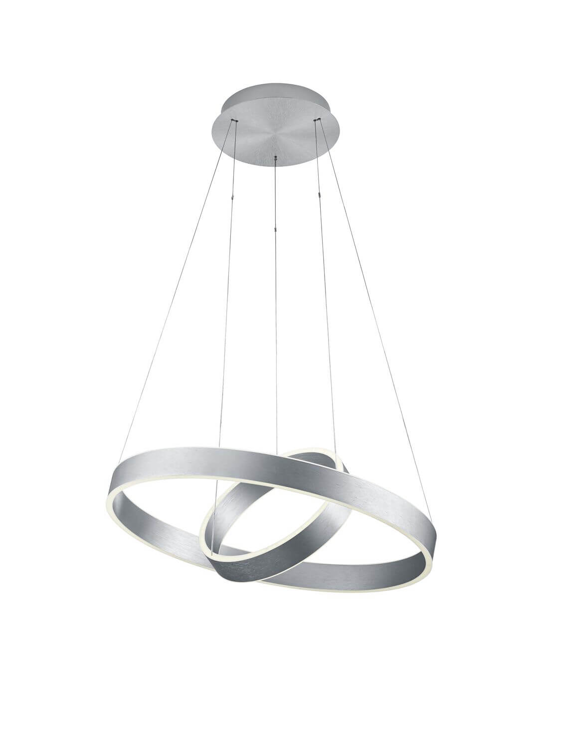 Suspension Delta aluminium, H 150 cm