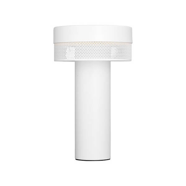 Lampe extérieure Mesh-B blanche, H 24 cm
