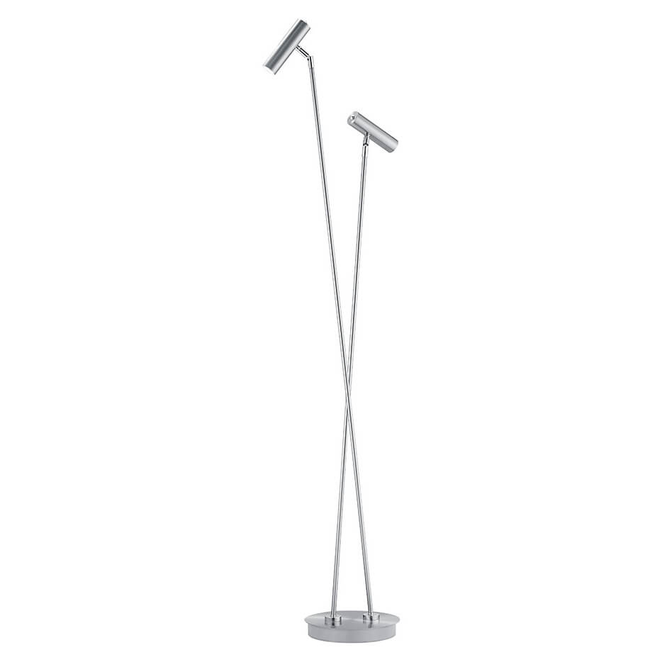 Lampadaire Tom nickel satiné (60411/2-92)