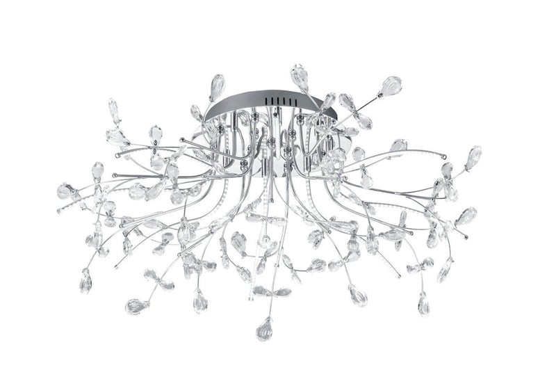 Plafonnier LED | Crystal Chromé Ø 77 cm