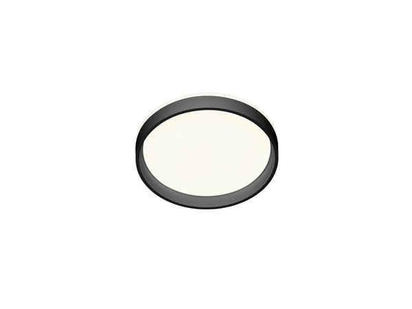 Plafonnier Nina noir, Ø 40 cm