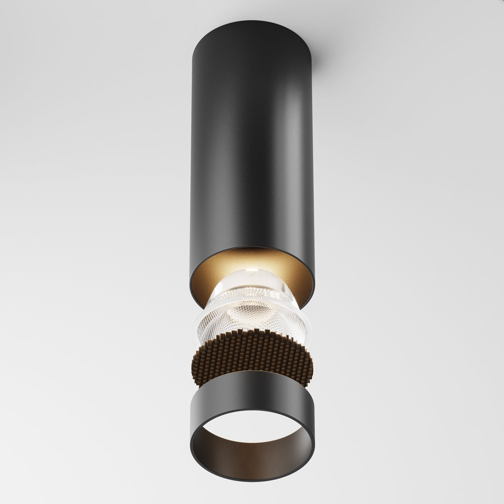 FOCUS LED Plafonnier noir