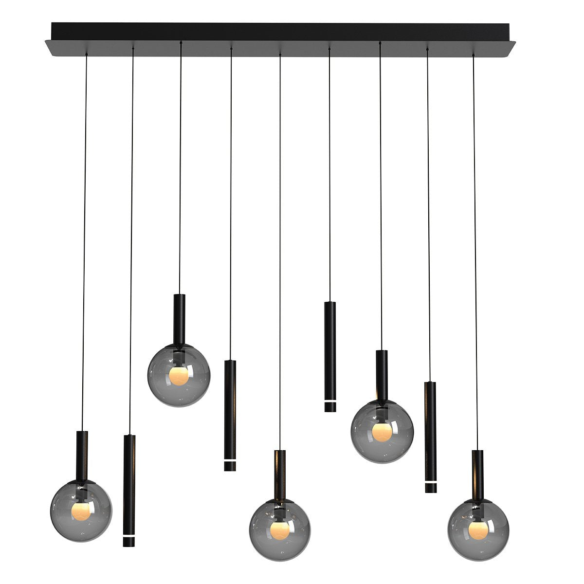 Suspension luminaire Volari noir