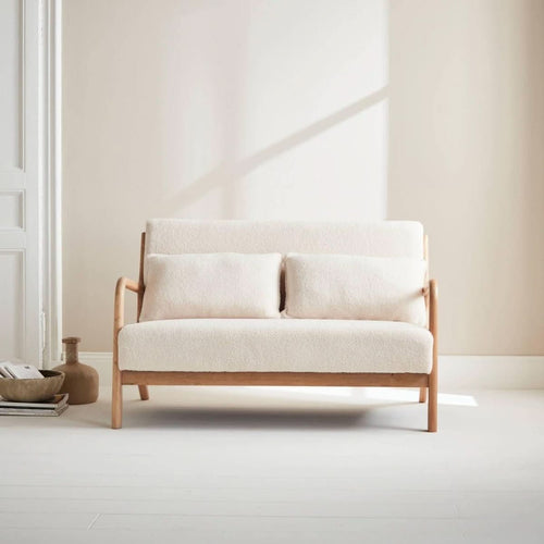 Banquette Bouclette 2 Places Scandinave | Cocoon