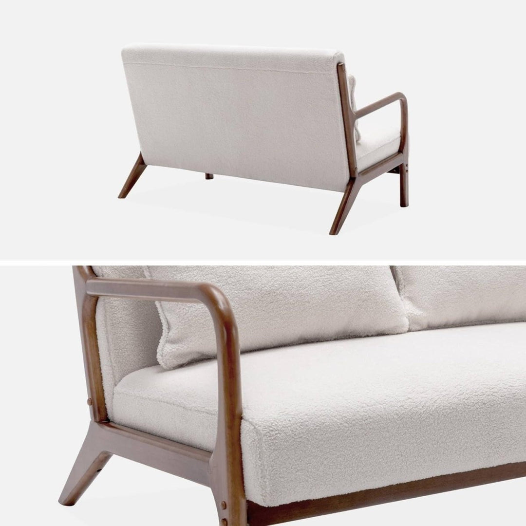 Banquette en Bois pour Salon avec Bouclette | Lima - Designix Banquette