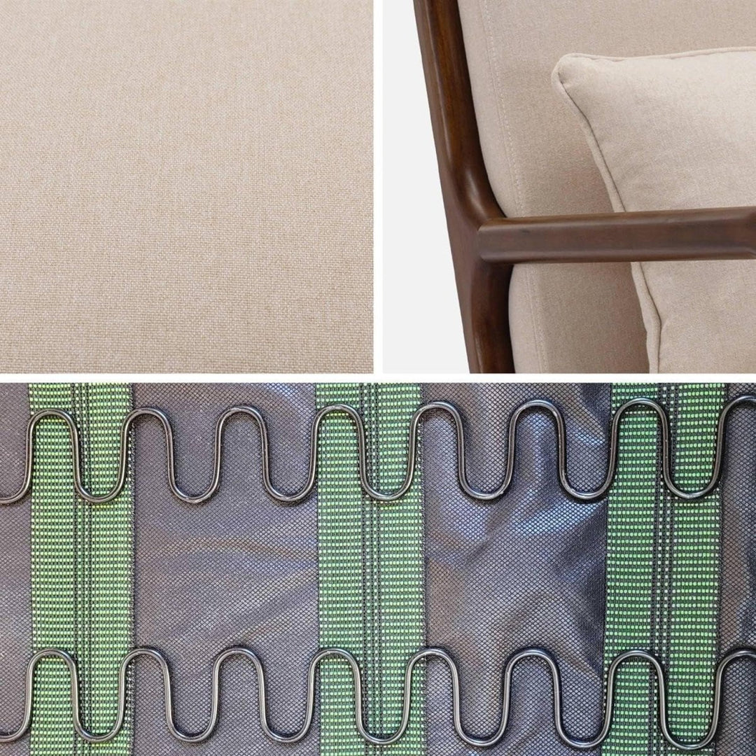Banquette et Fauteuil Bois Beige | Seren - Designix Banquette