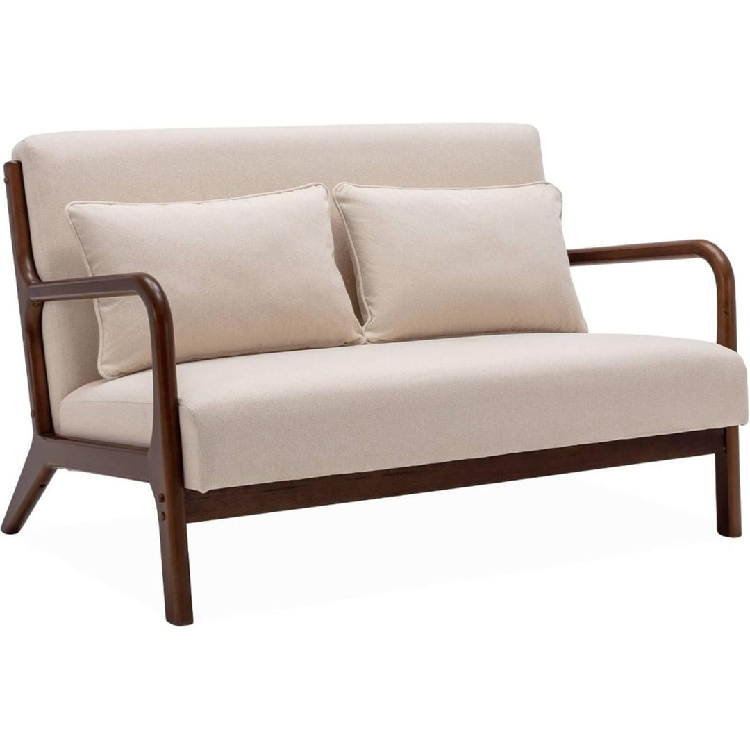 Banquette et Fauteuil Bois Beige | Seren - Designix Banquette