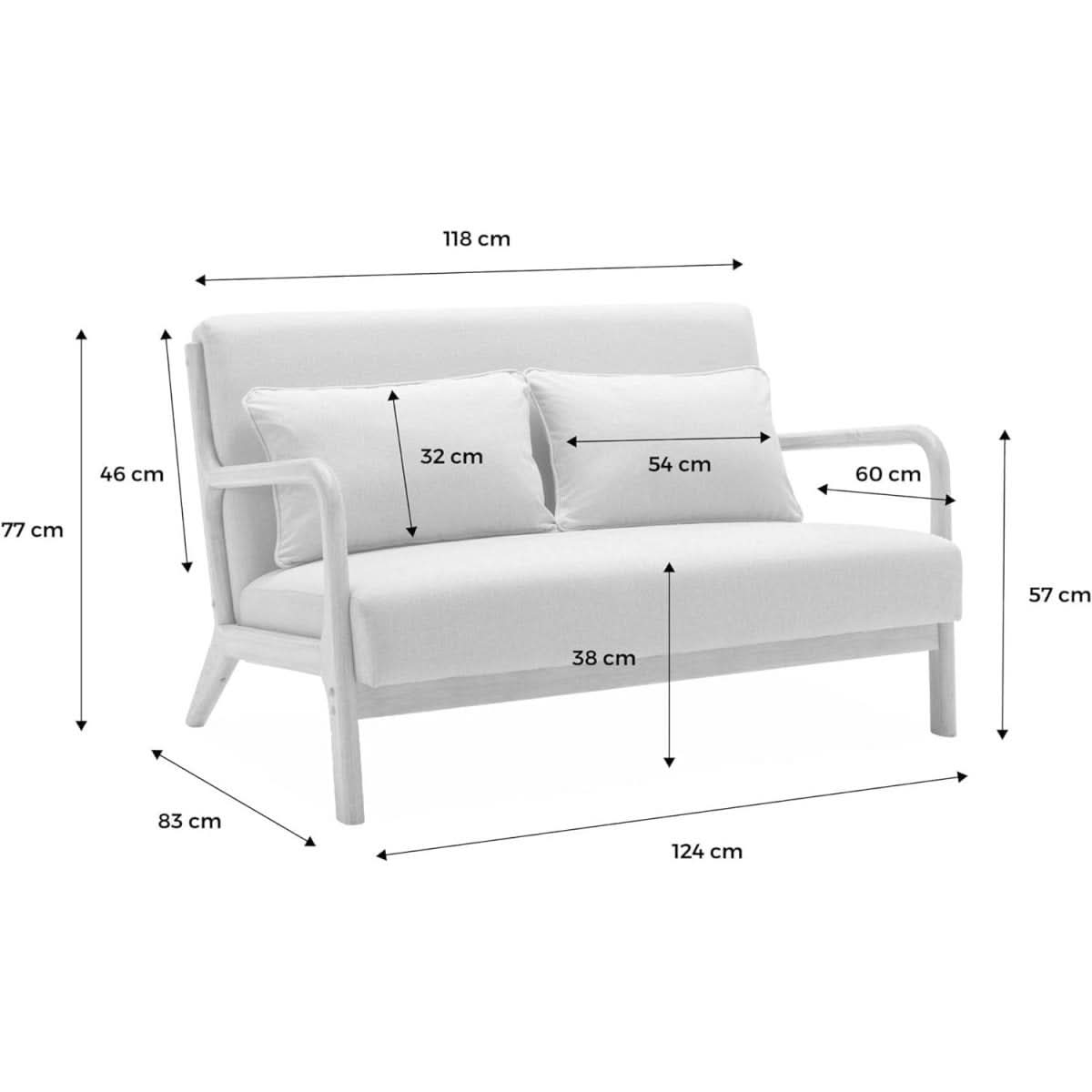 Banquette et Fauteuil Bois Bouclette | Confort Scandi - Designix Banquette