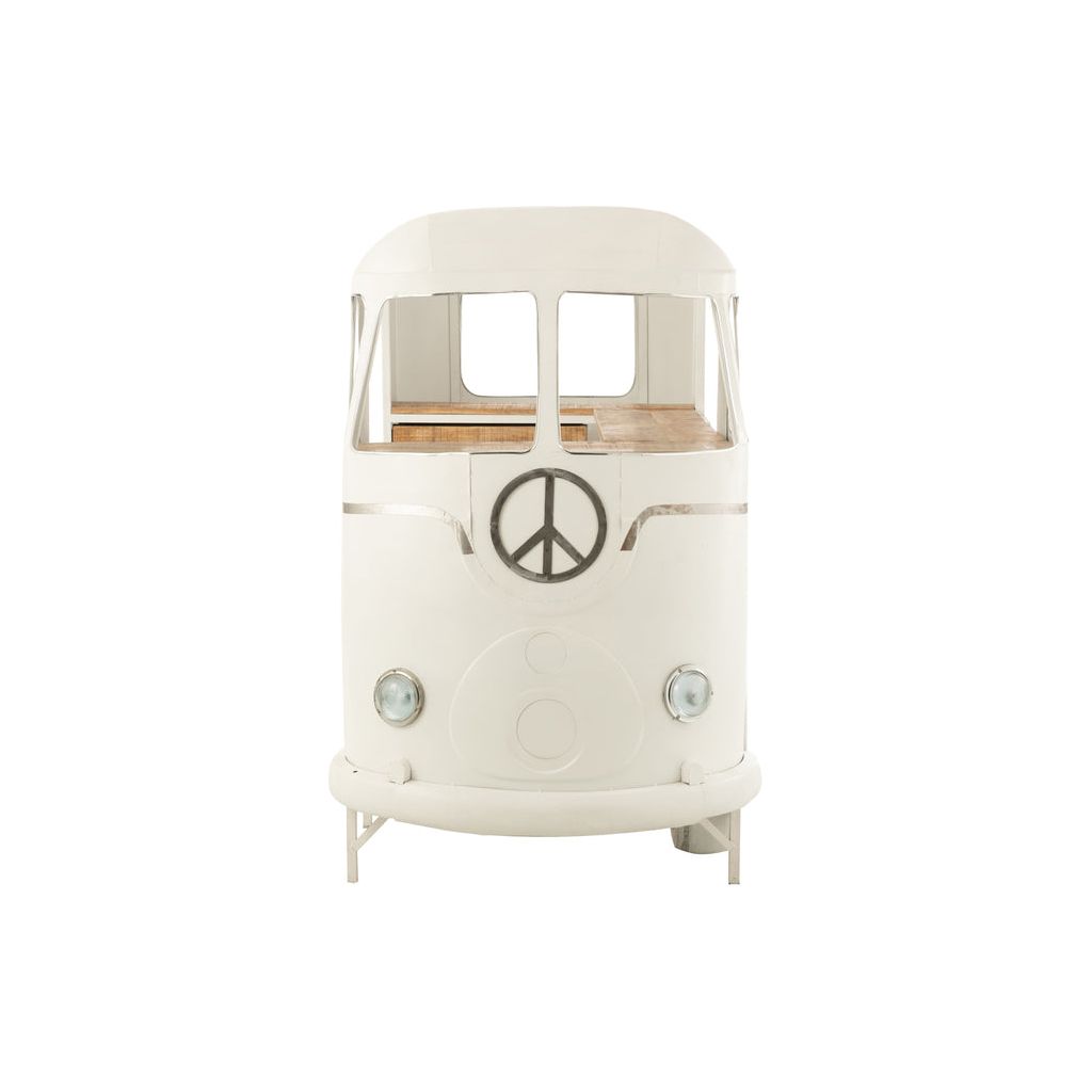 Barre Omnibus Fer Blanc | Pera - Designix