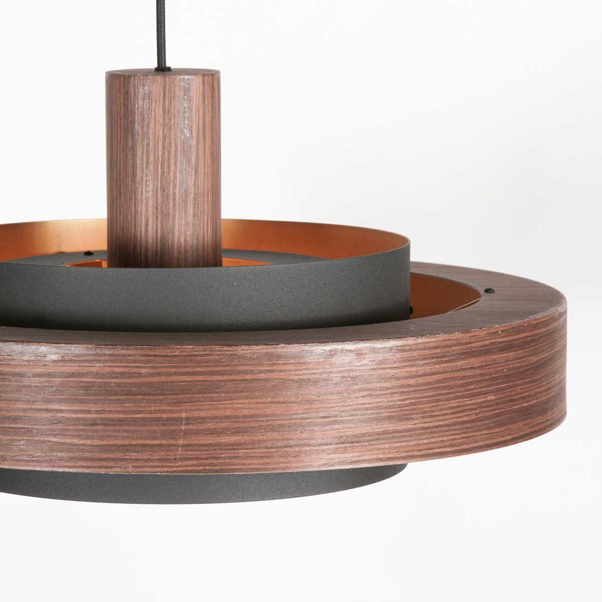 Suspension luminaire Flinter marron