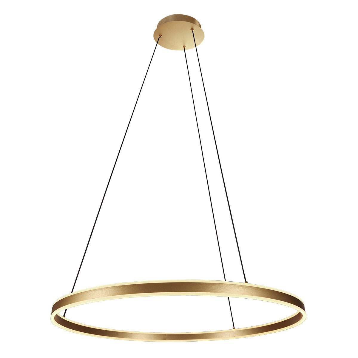 Suspension luminaire Ringlux doré