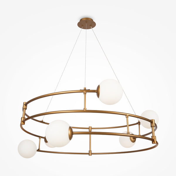 Balance Suspension luminaire doré
