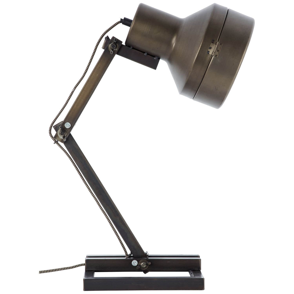 Lampe à poser Hardwork noire, verre